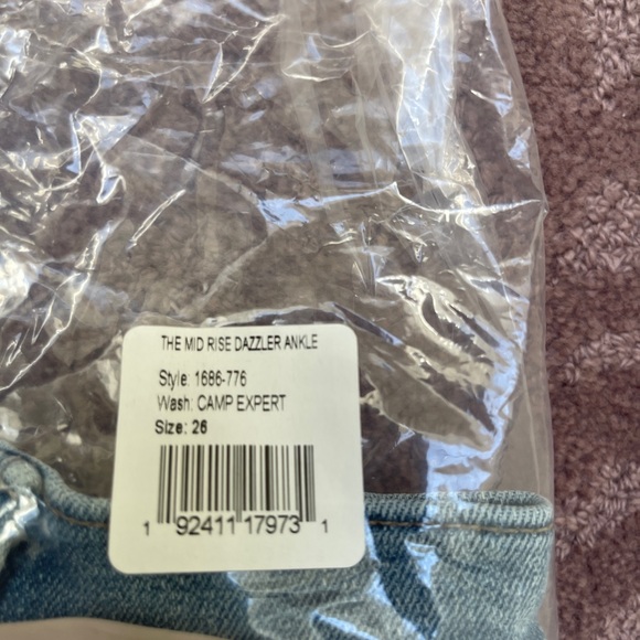 NWT MOTHER JEANS MID RISE DAZZLER - Picture 3 of 5